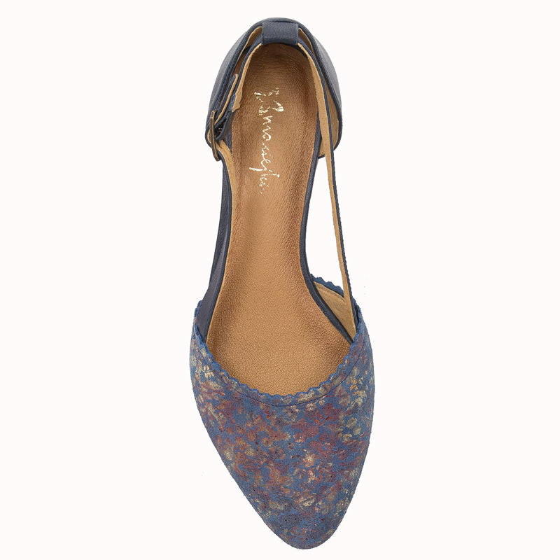 Maciejka Navy Blue Flat Shoes 4972A-17/00-5
