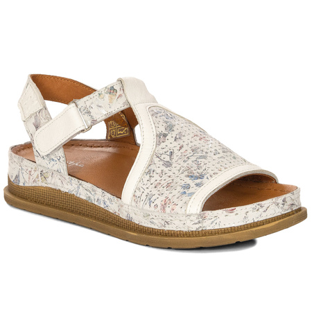 Maciejka Women's Leather Sandals Silver