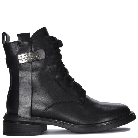 Maciejka Ankle Boots Leather Lace-Up Black N3113-01/00-8