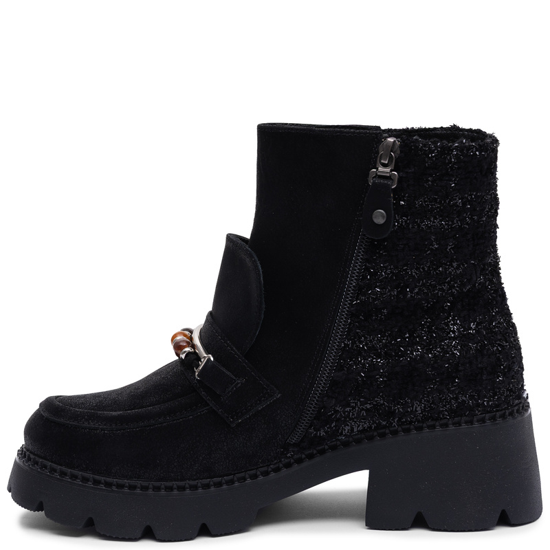 Maciejka Leather Ankle Boots Refined Black 07860-01/00-8