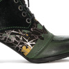 Maciejka Green and Black Lace-up Boots