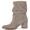 Maciejka Dark Beige Suede Boots 06005-10/00-6