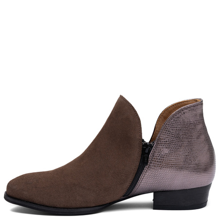 Maciejka Leather Women’s Ankle Boots Elegant Brown 4091W-02/00-5