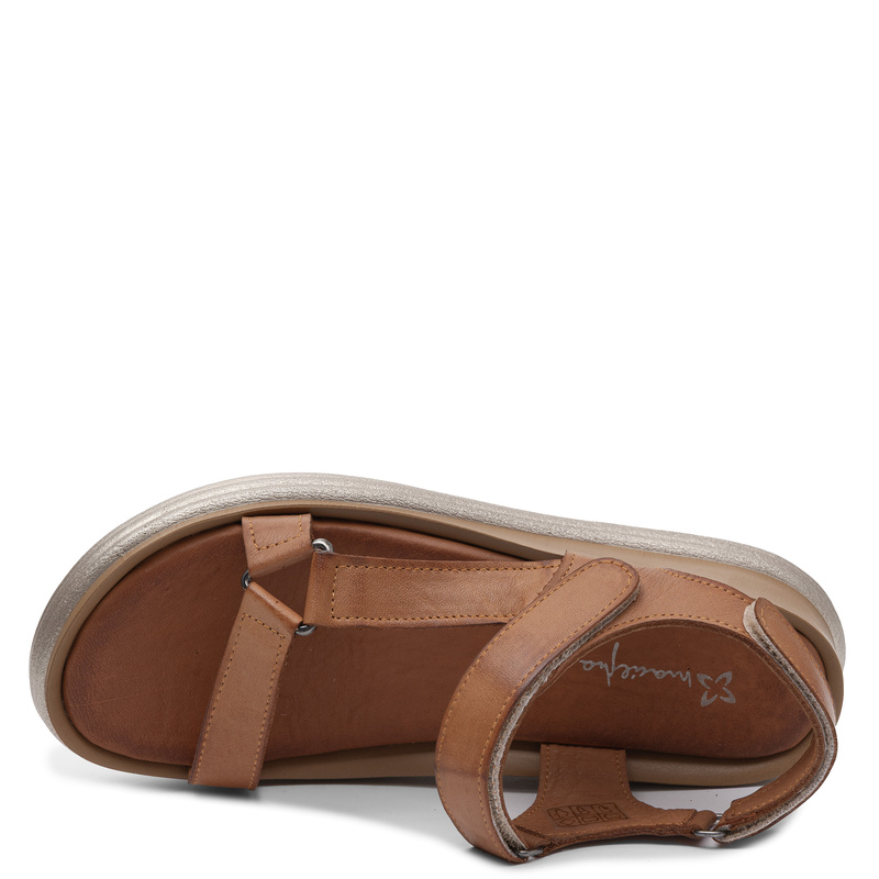 Maciejka Elegant Leather Women's Wedge Sandals Tan L7634-29/00-1