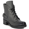 Maciejka Premium Leather Lace-Up Block Heel Boots Graphite 3750S-20/00-3