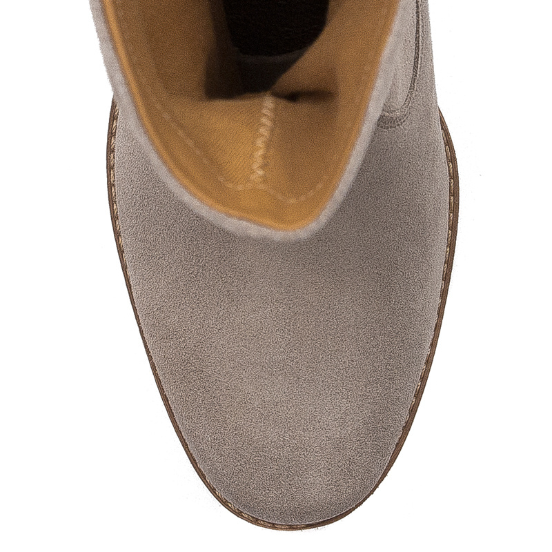 Maciejka Dark Beige Suede Boots 06005-10/00-6