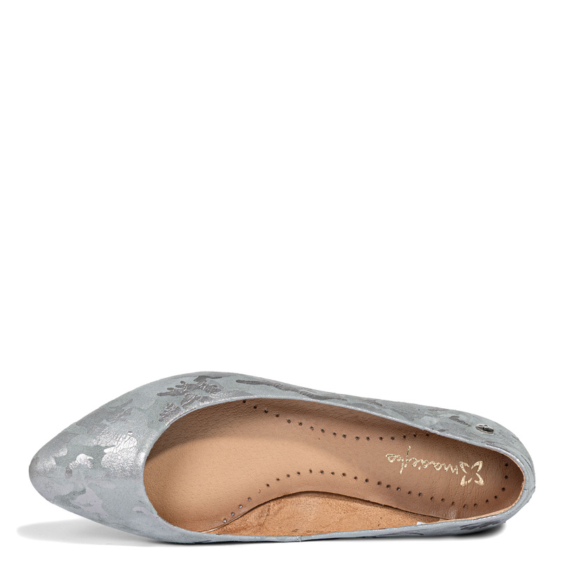 Maciejka Women’s Suede Leather Ballet Flats Flat Heel 1 cm Grey 4100W-05/00-8