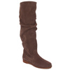 Maciejka Women's Velvet Boots Dark Beige