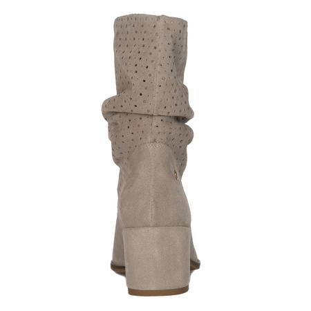 Maciejka Cappucino Suede Boots 6005A-04/00-6