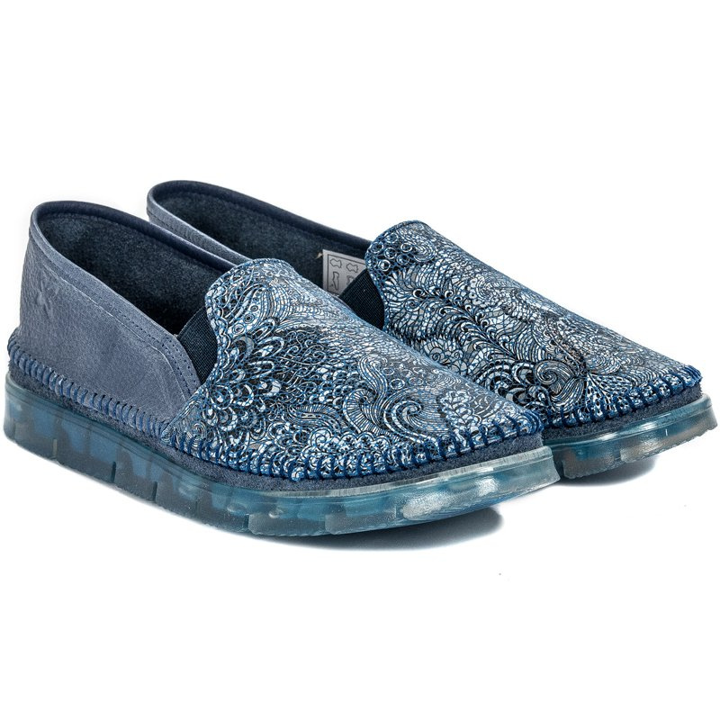 Maciejka Navy Low Shoes 03512-45/00-0