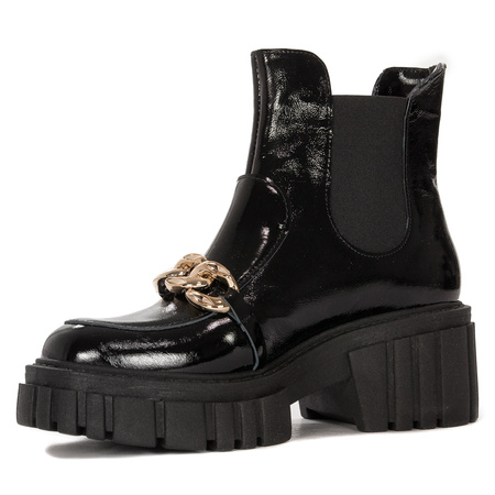 Maciejka Black Naplak Women's Boots 2857J-01/00-3