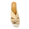 Maciejka Women's flip-flops golden beige
