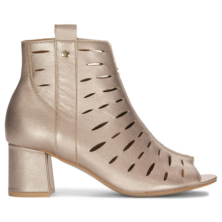 Maciejka Women's Leather Boots Gold