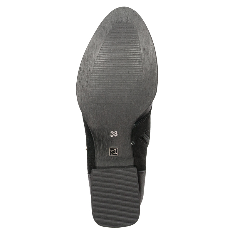 Maciejka Black Leather Boots 5743A-01/00-7