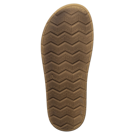Maciejka Black Gold Women's Leather Slides