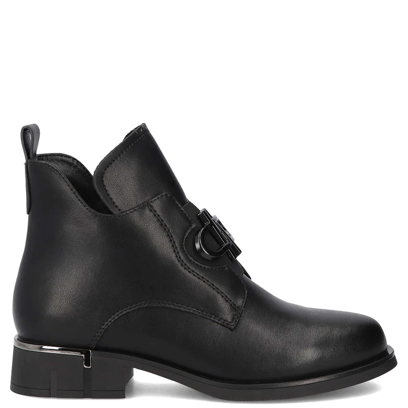 Filippo Leather Ankle Boots Black DBT7191-26-BK