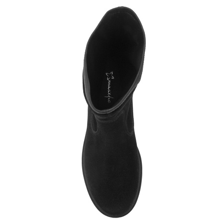 Maciejka Women's Boots Black Velour A7161-01/00-7