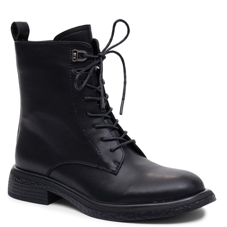 Maciejka Women's Leather Ankle Boots Black K7751-01/00-7