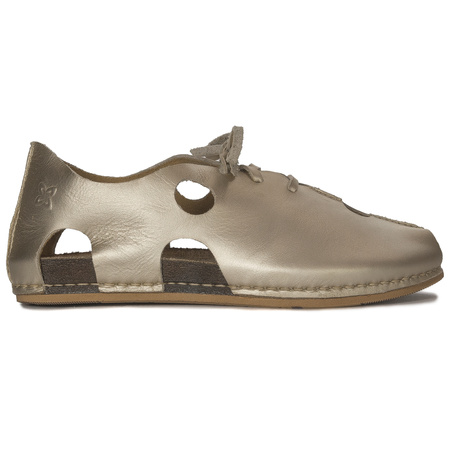 Maciejka Gold leather women's sandals