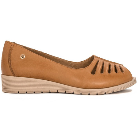 Maciejka Red Flat Shoes 04499-29/00-1