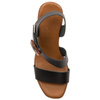 Maciejka Black Women's Leather Sandals