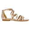 Maciejka Women's sandals natural leather shine Gold
