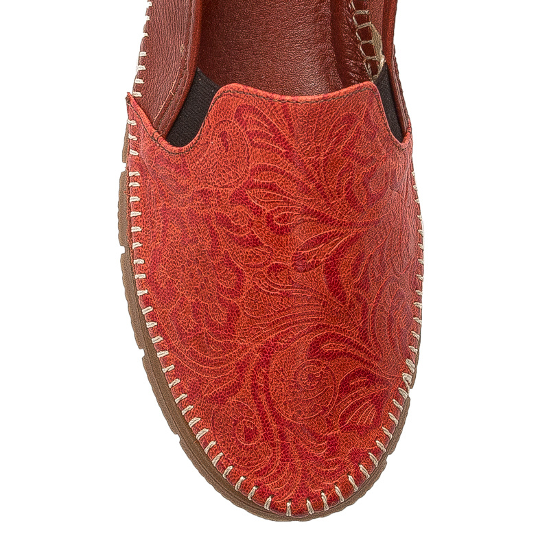 Maciejka Red Low Shoes 3512W-15/00-5