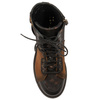 Maciejka Craftsmanship Suede Lace-Up Side-Zip Rust Black 07004-29/00-8