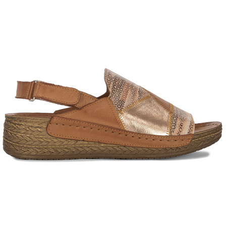 Maciejka Women's Leather Copper Sandals