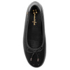 Maciejka Leather Patent Flats Low Wedge Black P6504-20/00-8