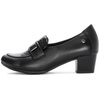 Woman's Pumps Black Leather 06285-01-00-7