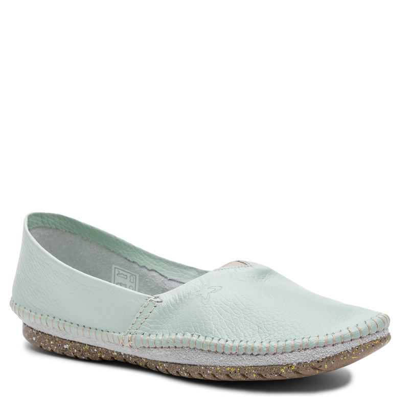 Maciejka Leather Slip-on Shoes Flexible Sole Green 1930W-32/00-0