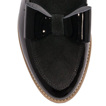 Maciejka Black Flat Shoes 04099-01/00-5