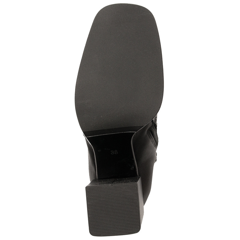 Maciejka Black Leather Women's Boots 05687-01/00-7