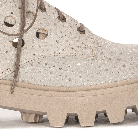 Maciejka Women's ankle boots natural leather beige