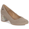 Maciejka Women's Beige Flowers Pumps