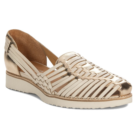 Maciejka Women's Beige and Gold Half Shoes