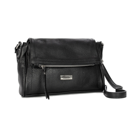 Maciejka Black Leather Women's bag C229