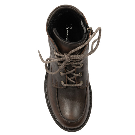 Maciejka Women's Leather Boots Brown