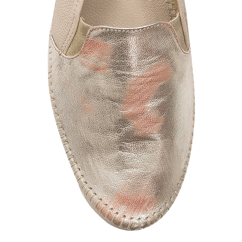 Maciejka Beiige + Gold Low Shoes 3512W-07-00-5
