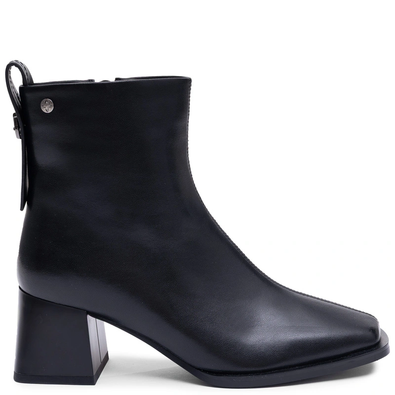 Maciejka Women's Leather Ankle Boots on a Heel Black K7660-01/00-7