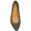 Maciejka Leather Ballet Flats Almond Toe Olive 04100-45/00-8