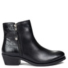 Maciejka Double-Zip Leather Ankle Boots with Croco Texture Black H7170-01/00-7
