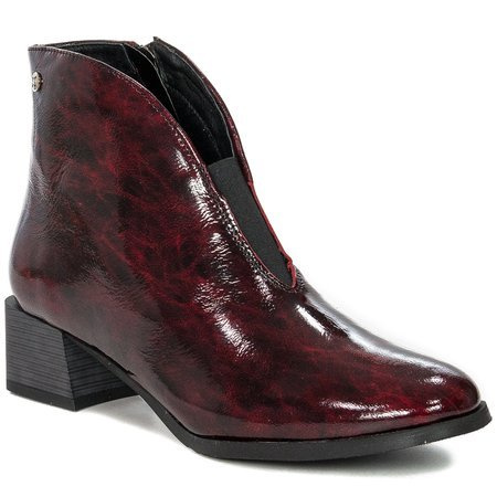 Maciejka Burgundy Boots 04777-23/00-3