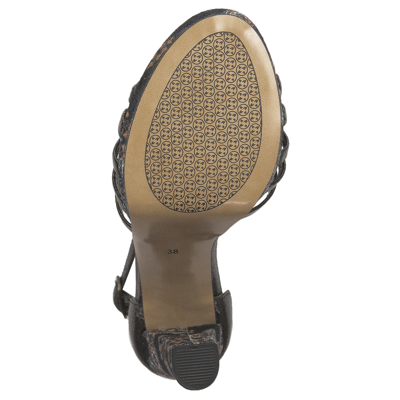 Maciejka Graphite Sandals 06620-20/00-5
