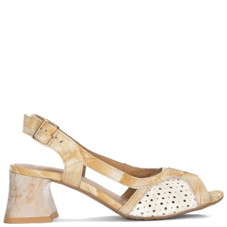 Maciejka Women's Yellow Leather Sandals
