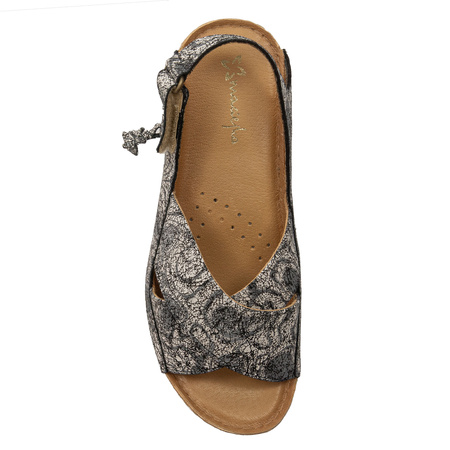 Maciejka Women's Leather Sandals Black