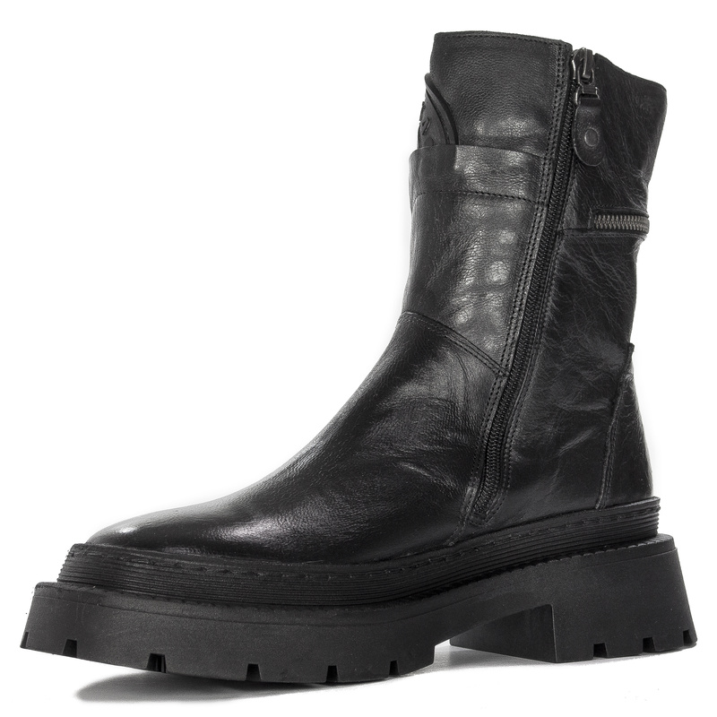 Maciejka Black+Silver Women's Boots