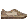 Maciejka Beige + Flowers 06347-04/00-1 wonem's Low Shoes