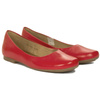 Maciejka Leather Ballet Flats Comfort Red 00903-49/00-5